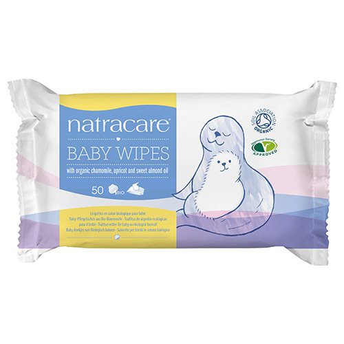 Natracare baby vådservietter 50 stk 1 Natracare baby vådservietter 50 stk