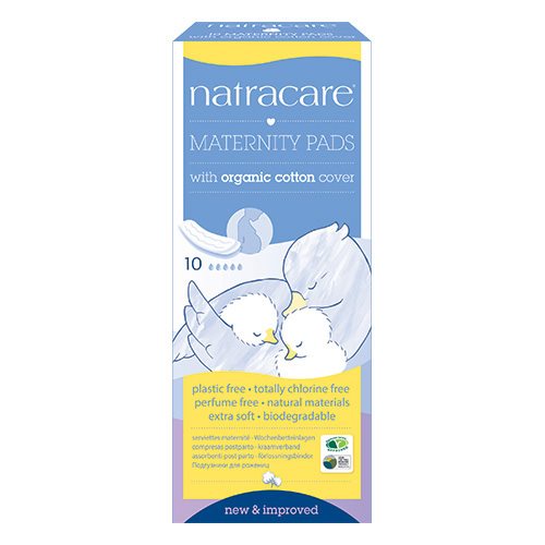 Natracare new mother 10 stk efterfødselsbind 1 Natracare new mother 10 stk efterfødselsbind