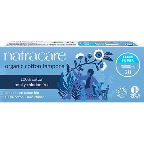 Natracare tampon 20 stk SUPER 1 Natracare tampon 20 stk SUPER