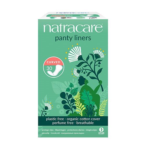 Natracare trusseindlæg 30 stk CURVED 1 Natracare trusseindlæg 30 stk CURVED