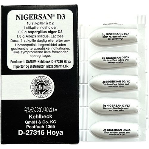 Nigersan stikpiller D3 1 Nigersan stikpiller D3
