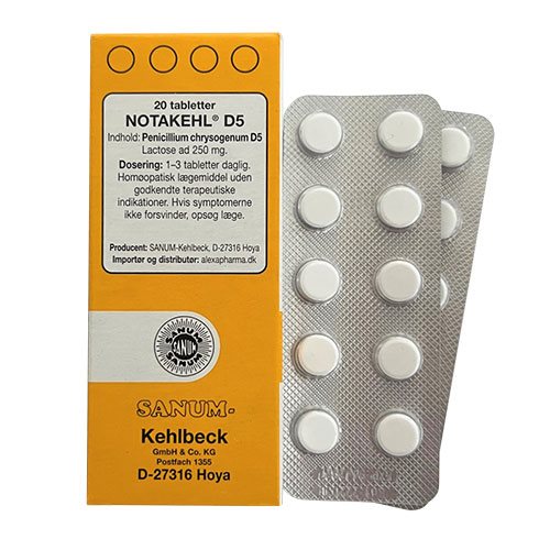 Notakehl tabletter D5 1 Notakehl tabletter D5