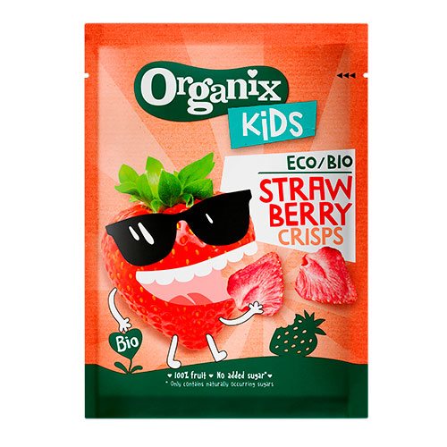 Organix Kids Strawberry Crisps Ø 1 Organix Kids Strawberry Crisps Ø