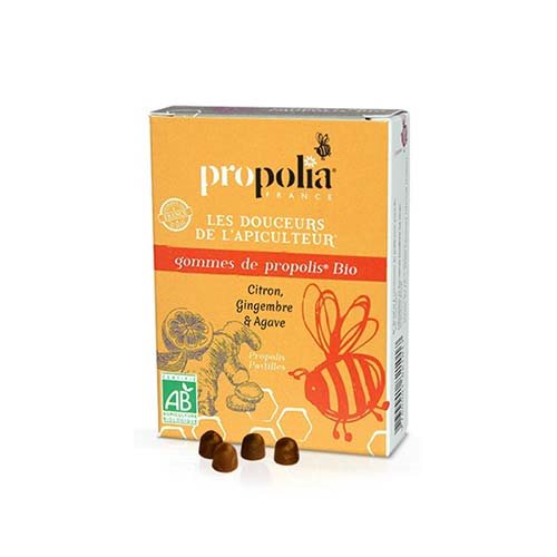 Propolis sugetabletter m. Ingefær Ø 1 Propolis sugetabletter m. Ingefær Ø