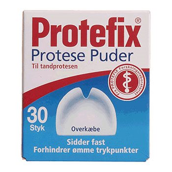 Protefix overkæbe protese puder 30 stk 1 Protefix overkæbe protese puder 30 stk