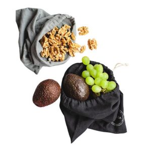 Reusable Cotton Bag Dark Grey/Matte Black