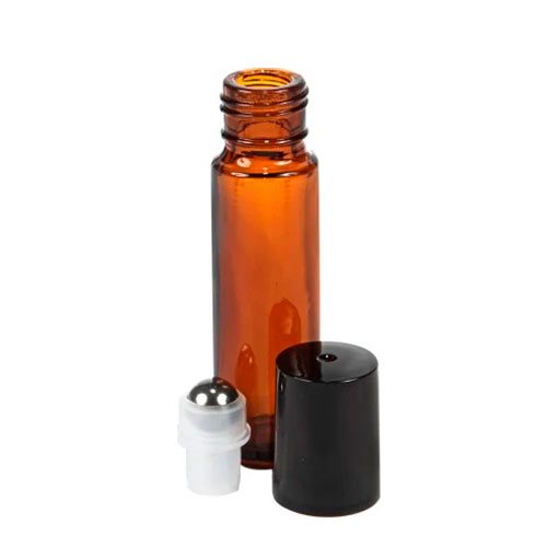 Roll on glasflaske 10 ml brun 1 Roll on glasflaske 10 ml brun