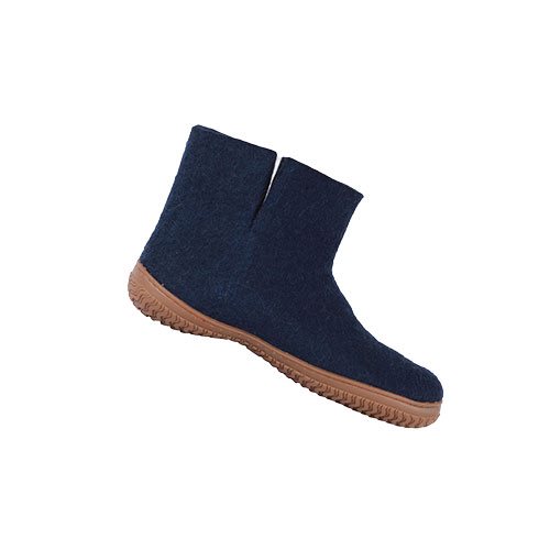 SHU´S hjemmesko med gummi sål - Blue 46 1 SHU´S hjemmesko med gummi sål - Blue 46