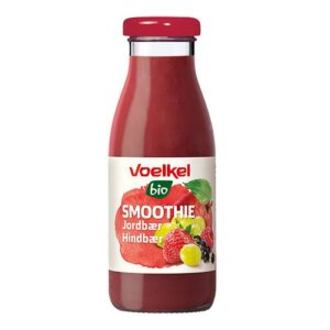 Smoothie med jordbær og hindbær Ø