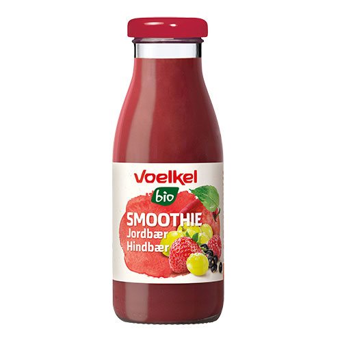 Smoothie med jordbær og hindbær Ø 1 Smoothie med jordbær og hindbær Ø