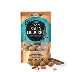 Snack bite Salty Licorice Chocolate Almonds