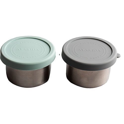Snack container Dark Grey/Mint Green 1 Snack container Dark Grey/Mint Green