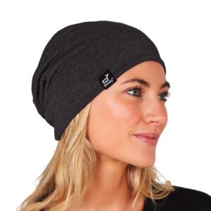 Soft Jersey Beanie mørkegrå One-size
