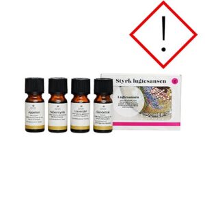 Styrk lugtesansen kit 2, 4 x10 ml æteriske olier