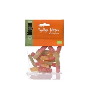 Syrlige fritter vingummi Ø