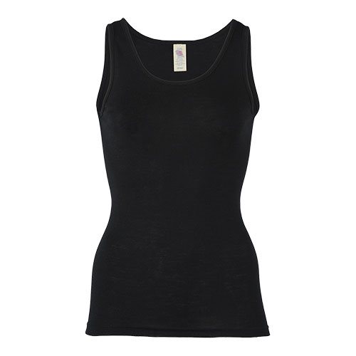 Top, uld/silke, Black, str. 42/44 1 Top, uld/silke, Black, str. 42/44