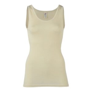 Top, uld/silke, Natural, str. 34/36