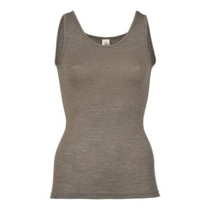 Top, uld/silke, Walnut, str. 34/36