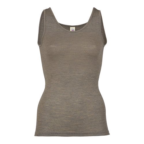 Top, uld/silke, Walnut, str. 38/40 1 Top, uld/silke, Walnut, str. 38/40