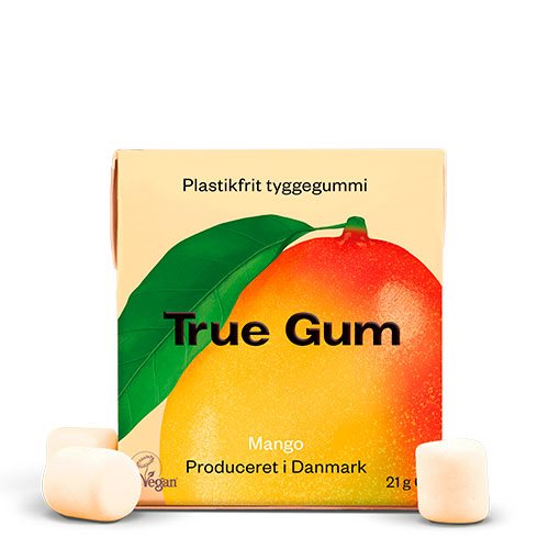 Tyggegummi Mango True Gum 1 Tyggegummi Mango True Gum