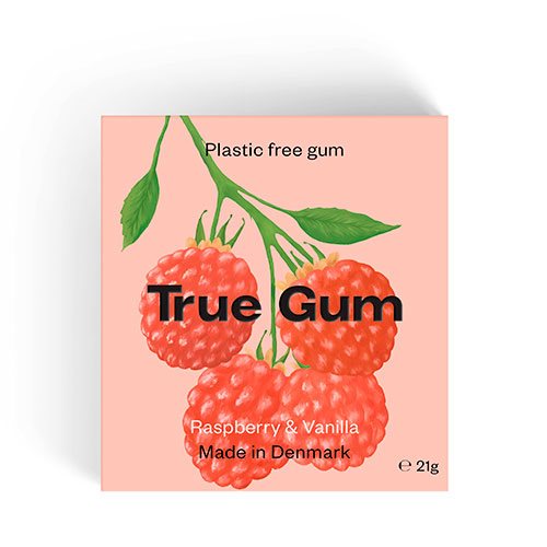 Tyggegummi Raspberry & Vanilla 1 Tyggegummi Raspberry & Vanilla