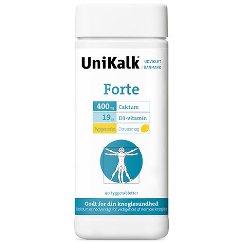 UniKalk Forte tyggetablet 1 UniKalk Forte tyggetablet
