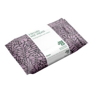Vådservietter med Tea Tree Oil til intimpleje