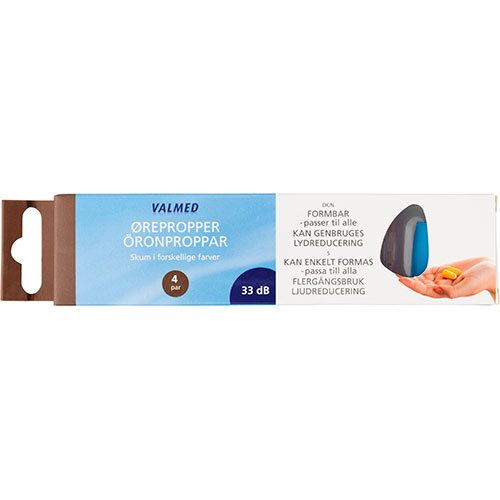 ValMed Ørepropper 4 par 1 ValMed Ørepropper 4 par