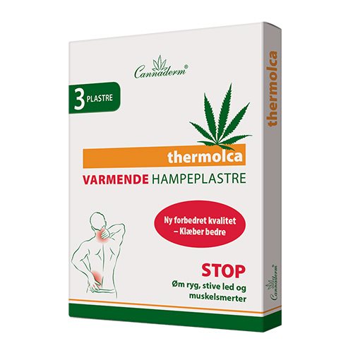 Varmende Hampeplastre 3 stk 10x14 cm Thermolca 1 Varmende Hampeplastre 3 stk 10x14 cm Thermolca