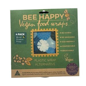 Vegan Food Wraps - 4 pak