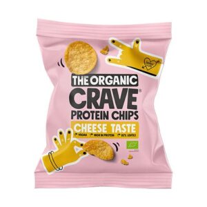 Veganske protein chips m. Cheese Ø