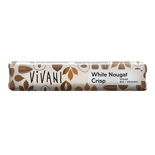 Vivani hvid nougat bar Ø 1 Vivani hvid nougat bar Ø