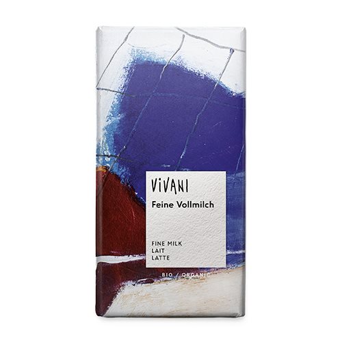Vivani lys mælkechokolade Ø 1 Vivani lys mælkechokolade Ø