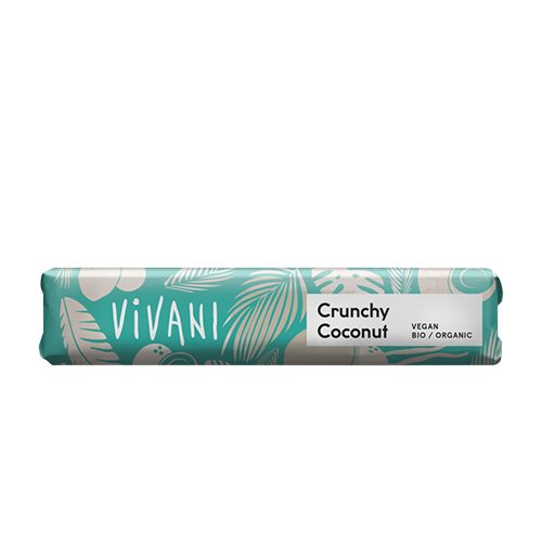 Vivani sprød kokos chokoladebar Ø 1 Vivani sprød kokos chokoladebar Ø