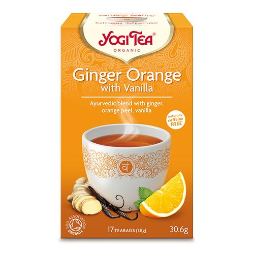Yogi Tea Ø Ginger orange with 1 Yogi Tea Ø Ginger orange with