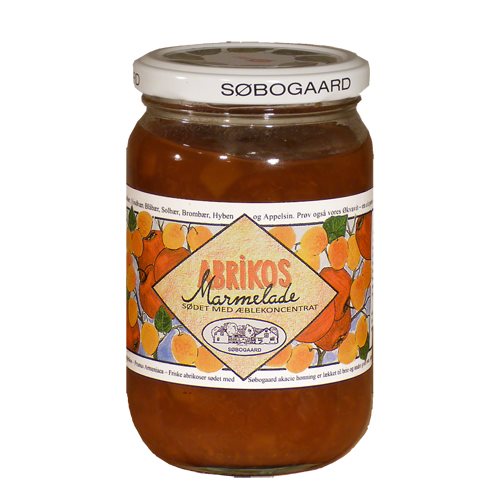 Abrikosmarmelade sødet m æbleØ 1 Abrikosmarmelade sødet m æbleØ