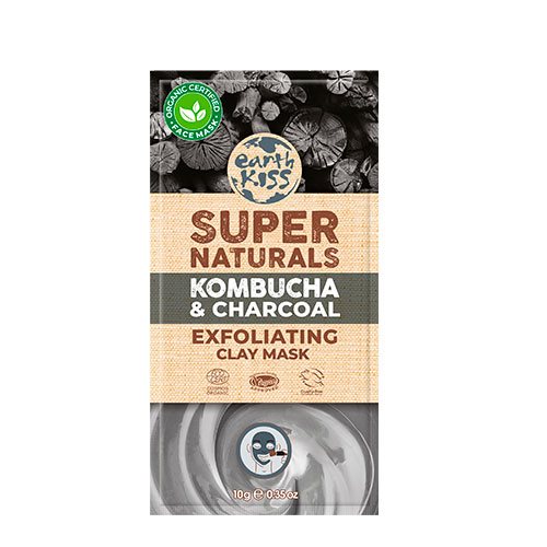 Ansigtmaske Kombuca Charcoal Exfoliating Claymask 1 Ansigtmaske Kombuca Charcoal Exfoliating Claymask