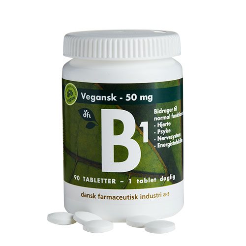 B1 50 mg Vegansk 1 B1 50 mg Vegansk