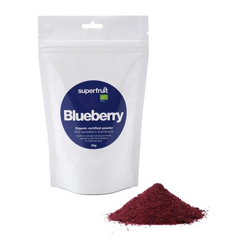 Blåbær pulver Ø Superfruit 1 Blåbær pulver Ø Superfruit