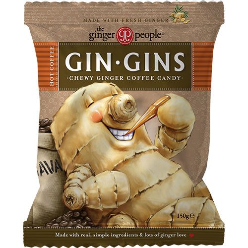 Chewy Coffee Candy GIN-GINS 1 Chewy Coffee Candy GIN-GINS
