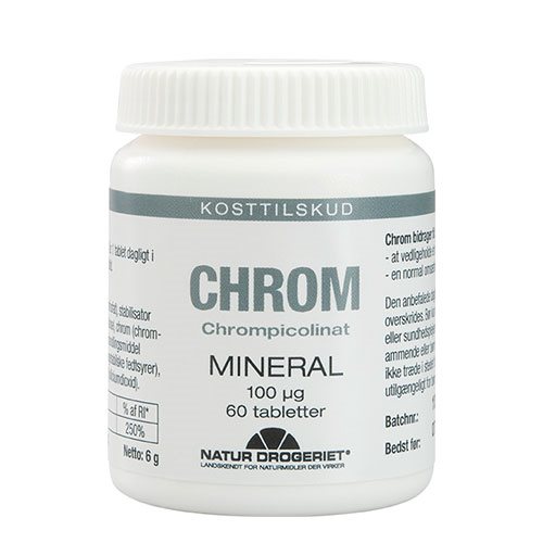 Chrom tabletter 100 ug 1 Chrom tabletter 100 ug
