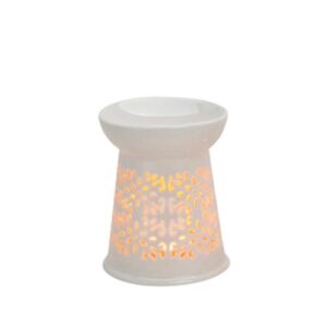 Duftlampe Blomst hvid