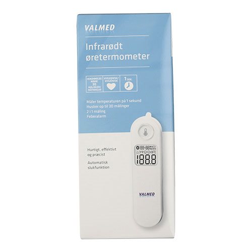 Infrarødt øretermometer 1 Infrarødt øretermometer