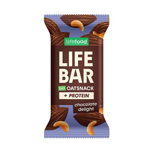 Lifebar Havre Snack Protein Chocolate Delight Ø 1 Lifebar Havre Snack Protein Chocolate Delight Ø