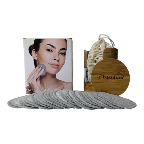 Make up Remover pads 16 stk genanv. i bambusboks 1 Make up Remover pads 16 stk genanv. i bambusboks