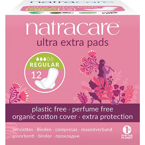 Natracare bind 12 stk REGULAR ultra extra 1 Natracare bind 12 stk REGULAR ultra extra