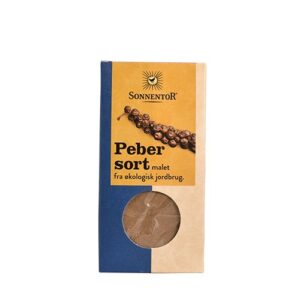 Peber sort malet Ø