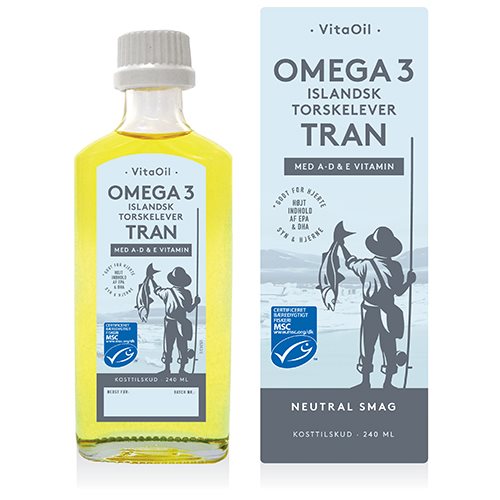 VitaOil Islandsk Omega 3 Tran 1 VitaOil Islandsk Omega 3 Tran