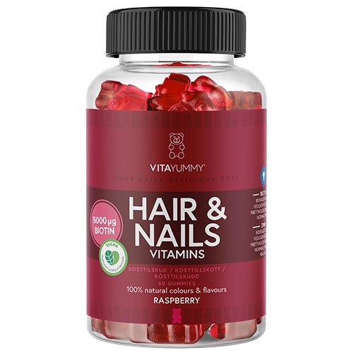 VitaYummy Hair & Nails Raspberry 1 VitaYummy Hair & Nails Raspberry
