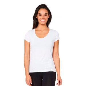 Women's V-Neck T-Shirt hvid str. XL